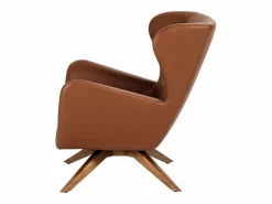 Sillón giratorio polipiel marrón 5038^Angel Cerda Sale