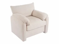 ModernLuxe Sillón|Sillón individual de chenilla -