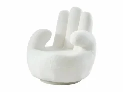 Sillón infantil pivotante con forma de mano CATCHY de piel sintética - 3 colores^Vente-unique New