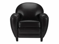 Rendez-Vous Déco Sillón Club|Sillón en cuero tostado sintético - Club