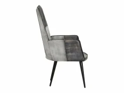 vidaxl Sillón De Piel|Sillón orejero de cuero auténtico