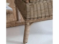 Made In Meubles Sillón De Mimbre|Sillón para niños en ratán Geraldine
