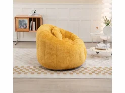 DripeX Sofás Club|Sillón Perezoso de Chenilla - 2 Plazas - con 2 Cojines - 62cm Profundidad de Asiento - Carga Máx. 250kg -