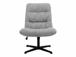 Vente-unique Sillón|Sillón pivotante de tela jaspeado color SELENDO