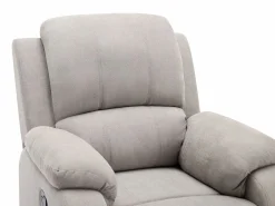 Sillón reclinable de microfibra color BRODY^Vente-unique Discount