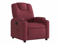 Sillón reclinable de tela tinto^vidaxl Online