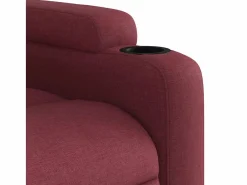 Sillón reclinable de tela tinto^vidaxl Online