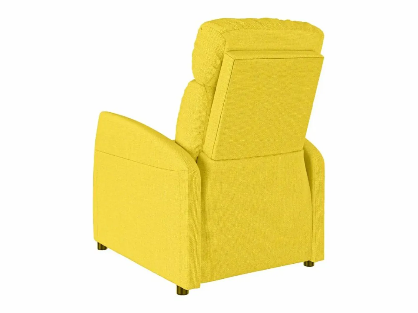 vidaxl Sillón Relax|Sillón reclinable de tela amarillo claro