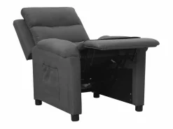 vidaxl Sillón Relax|Sillón reclinable de tela oscuro