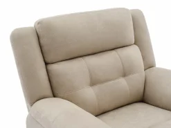 Vente-unique Sillón Relax|Sillón reclinable eléctrico de microfibra ORTIANO