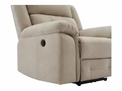 Vente-unique Sillón Relax|Sillón reclinable eléctrico de microfibra ORTIANO