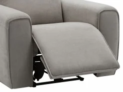 Sillón reclinable eléctrico de tela color gris LORGITA^Vente-unique Discount