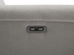 Sillón reclinable eléctrico de tela color gris LORGITA^Vente-unique Discount
