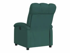 vidaxl Sillón reclinable eléctrico tela oscuro Verde Online