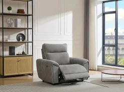 Sillón reclinable eléctrico de tela DJARALO^Vente-unique Outlet