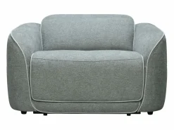 Vente-unique Sillón Relax|Sillón reclinable eléctrico de tela jaspeado OZARTO