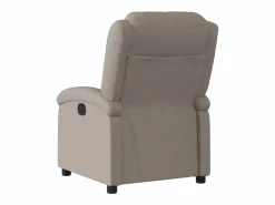 vidaxl Sillón Relax|Sillón reclinable eléctrico tela gris taupé