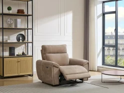 Sillón reclinable eléctrico de tela en color DJARALO^Vente-unique Sale