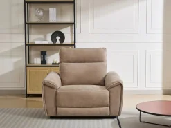 Sillón reclinable eléctrico de tela en color DJARALO^Vente-unique Sale