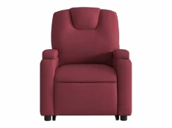 vidaxl Sillón Relax|Sillón reclinable elevable tela tinto