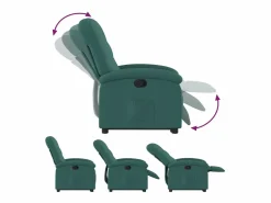Sillón reclinable elevable tela oscuro^vidaxl Sale