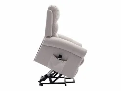 Vente-unique Sillón relax con elevador eléctrico de tela LOVARI Beige Best