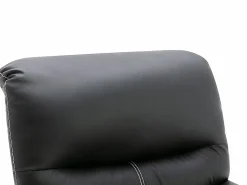 Sillón relax de piel sintética negra 5 niveles de inclinación CANBY^Vente-unique Hot