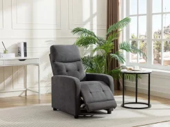 Sillón relax de tela acolchada color JARAMILO^Vente-unique Online