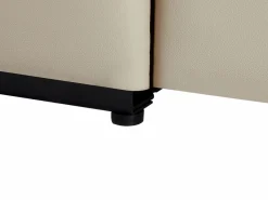 Vente-unique Sillón relax eléctrico de cuero color ADELIO Beige New