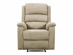 Vente-unique Sillón relax eléctrico de tela reposapiés y respaldo reclinables NEVERS Topo Sale