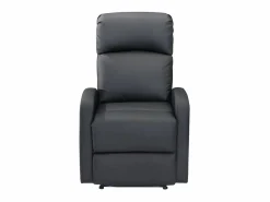 Vente-unique Sillón Relax|Sillón relax manual de piel sintética de color - ISAO