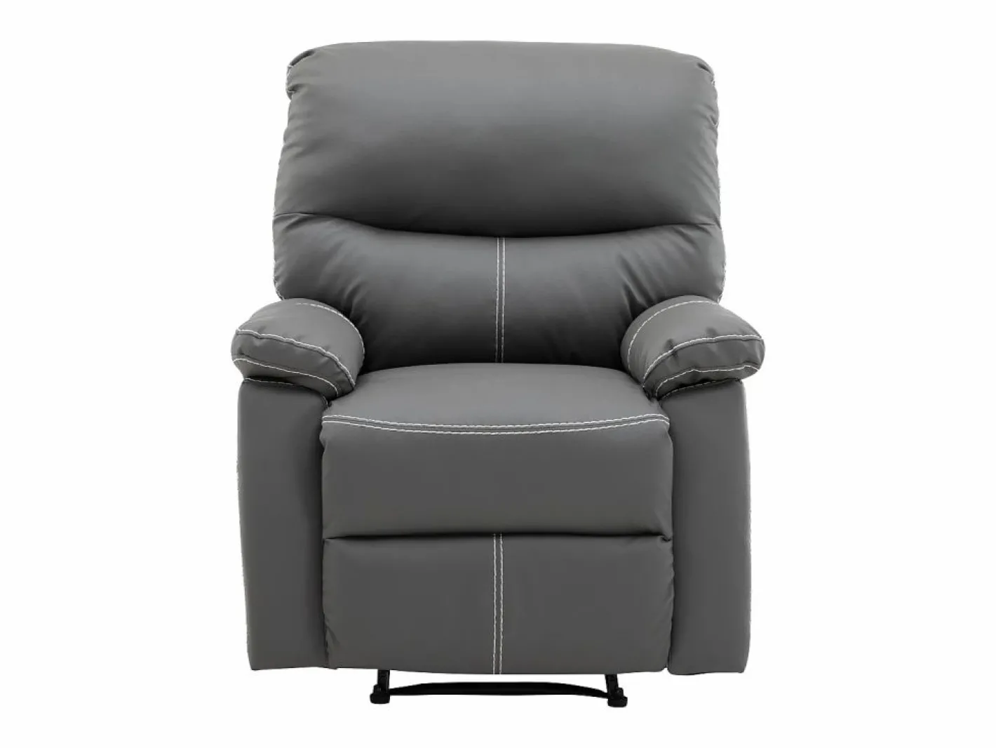Sillón relax mecánico de piel sintética CANBY^Vente-unique Discount