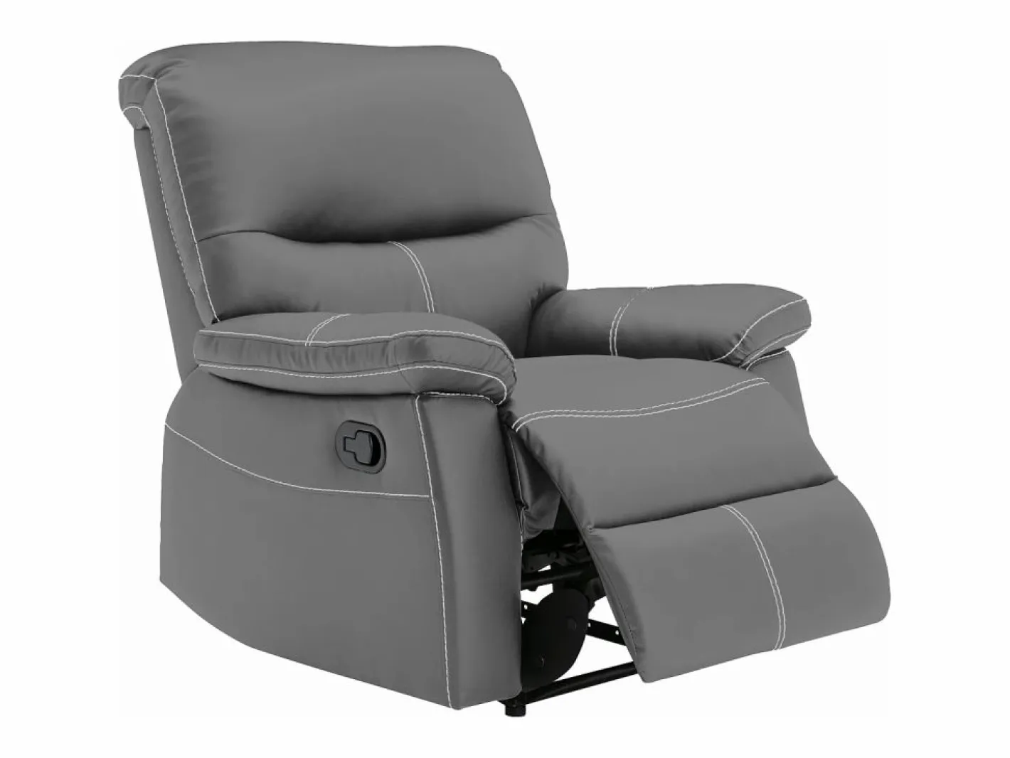 Sillón relax mecánico de piel sintética CANBY^Vente-unique Discount
