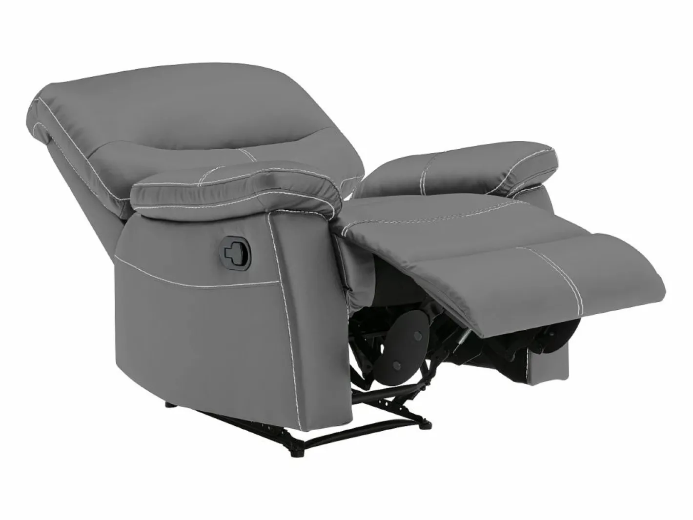 Sillón relax mecánico de piel sintética CANBY^Vente-unique Discount