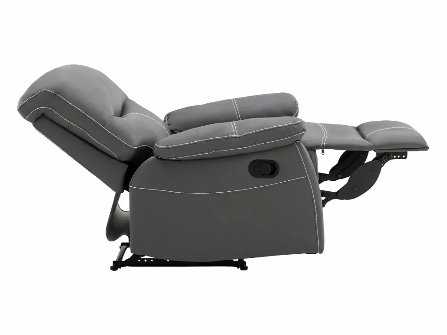 Sillón relax mecánico de piel sintética CANBY^Vente-unique Discount