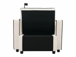 ModernLuxe Sillón Cama|Sillón retráctil de terciopelo - con portavasos + soporte para teléfono móvil -