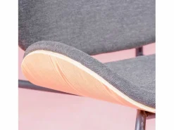 Nest Dream Sillón rústico en madera de nogal - Plymouth - Gris Sale