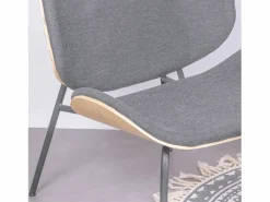 Nest Dream Sillón rústico en madera de nogal - Plymouth - Gris Sale