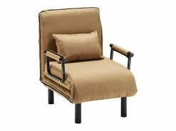 Sillón Sofá cama plegable individual de tela Deborah -^Le roi du relax Online
