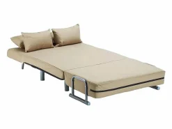 Sillón Sofá Cama Plegable Reposabrazos de tela Deborah Twin Dos Plazas -^Le roi du relax Outlet