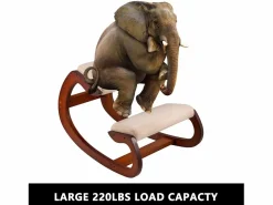 Silla De Oficina|Sillón SucceBuy Silla Ergonómica de Rodillas Taburete de Madera de Balanceo para Oficina y Hogar, Promoviendo una Buena Postura