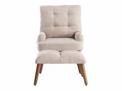 ModernLuxe Sillón Relax|Sillón vonvertible con reposapiés y respaldo regulable -