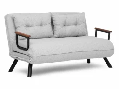 Menzzo Sillón Escandinavo|Sillón-cama de 1 plaza – oscuro – metalizado