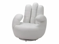 Sillon mano giratorio de piel sintetica en CATCHY^Vente-unique New