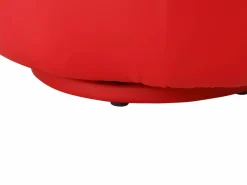 Vente-unique Sillon mano giratorio de piel sintetica en CATCHY Rojo Clearance