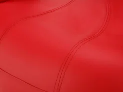Vente-unique Sillon mano giratorio de piel sintetica en CATCHY Rojo Clearance