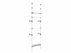 Armario Abierto, Vestidor|Sistema de armario telescópico con barras y estante aluminio ES217120