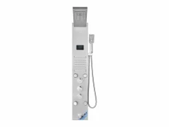 Sistema de Torre de Panel de Ducha SucceBuy, Conjunto de Ducha Acero Inoxidable, con 6 Modos, Pantalla LED Plateado Outlet