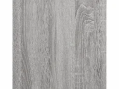 Garden Furniture Skive Escritorio de esquina madera contrachapada 120x140x75 cm Gris Outlet
