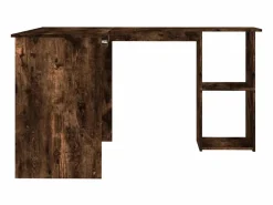 Skive Escritorio esquina madera contrachapada roble humo 120x140x75cm^Garden Furniture Best